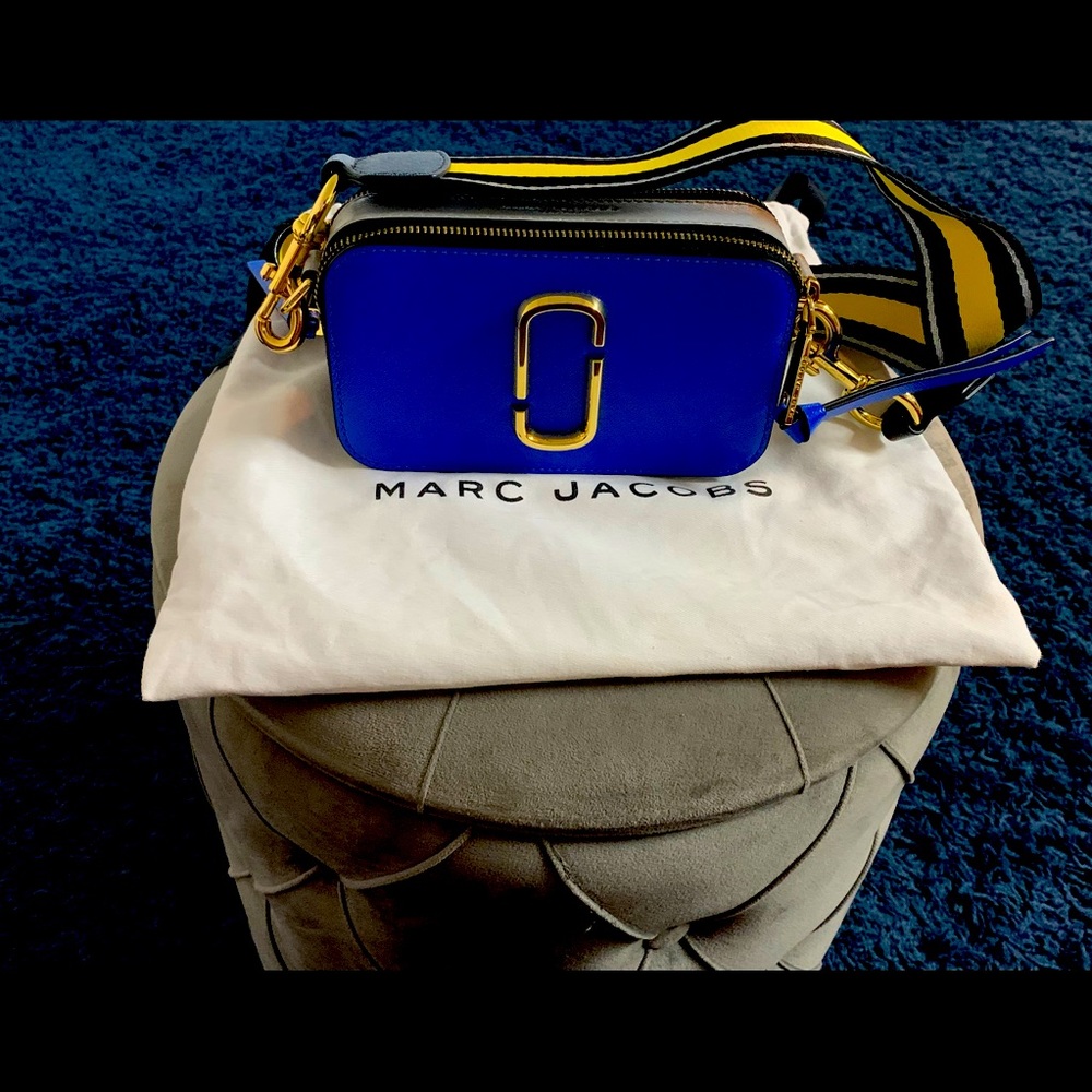 Dazzling blue multi crossbody bag